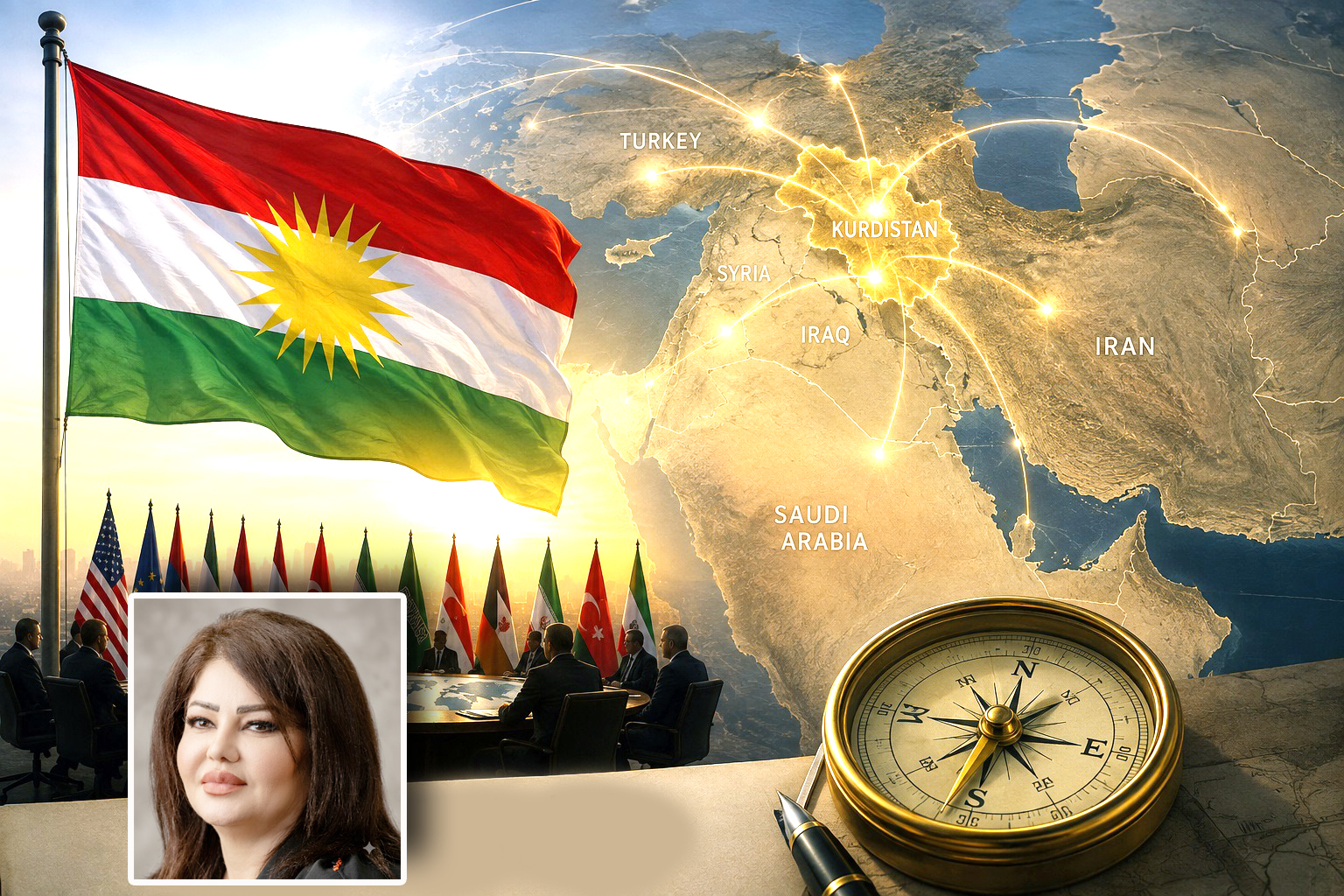 الدبلوماسية الكردية في شرق أوسط يعاد تشكيله
